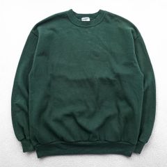 JERZEES 90年代 USA製 ヴィンテージ ブランク スウェット トレーナー XL グリーン コットン クルーネック