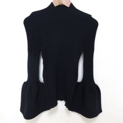 美品 CFCL トップス POTTELY TOP 5 ネイビー フレアスリーブ CFCL(シーエフシーエル)の通販 - Seltie セルティ