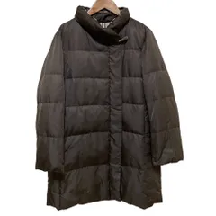 美品 BURBERRY LONDON バーバリーロンドン 裏地ノバチェック ダウンコート サイズ9 ブラウン レディース 古着 中古 USED