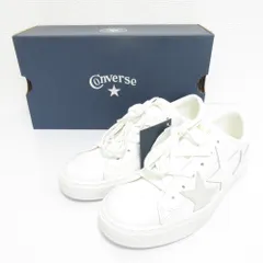 未使用 CONVERSE コンバース ALL STAR COUPE TRIOSTAR OX オールスター クップ トリオスター ローカット スニーカー 23cm ホワイト レディース 古着 中古 USED