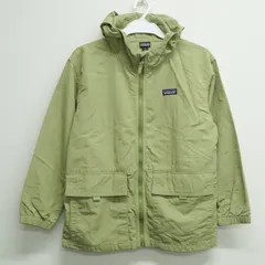 patagonia パタゴニア キッズ ナイロンジャケット USED美品 グリーン Mサイズ アウトドア エブリデージャケット グリーン X9448 