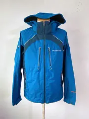 (正規品)モンベル ゴアテックス フード付き ウィンドブレーカー ジャケット (メンズ 100)