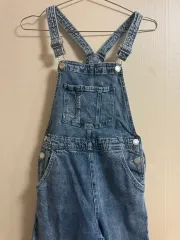 キッズ H&M デニム オーバーオール