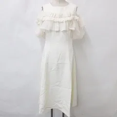 アプレジュール apres jour ワンピース オフショルダー ロング フレア アイボリー F