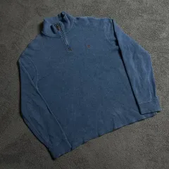 POLO RALPH LAUREN(ポロラルフローレン) ネイビー ハーフジップ Tシャツ