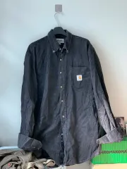 ヴィンテージ Carhartt カーハート シャツ 黒 XL