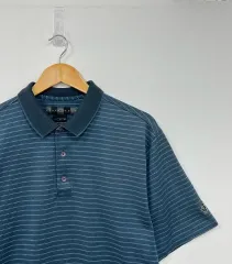 NIKE(ナイキ) ゴルフ ストライプ ゴルフウェア PK カラー 半袖Tシャツ