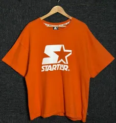 STARTER オレンジ 半袖T M