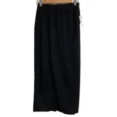 未使用 A DAY IN THE LIFE アデイインザライフ ユナイテッドアローズ イージー タイト ロングスカート サイズS ブラック  レディース 古着 中古 USED