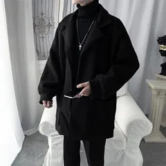 ビッグシルエット チェスターコート ロングコート002220XL
