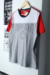 （ L ー XL ） Tommy Hilfiger(トミーヒルフィガー) 半袖 Tシャツ ロゴ カラーミックス オールドスクール- 13306
