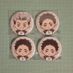 まとめ) ハイキュー 木兎 光太郞 赤葦 京治 SEGA ラッキーくじ 缶バッジ 未開封