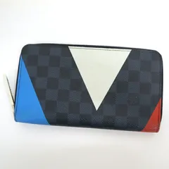 LOUIS VUITTON ルイヴィトン アメリカズカップ限定 ジッピーオーガナイザー 長財布 N41631 ダミエコバルト 
