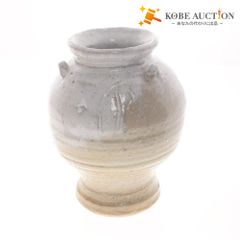 ■ Teenager Miwa Kyusetsu Vase Hagi Ware Living National Treasure Flower Vase Vase Japanese Art Antique Period Artwork Antique Artwork Comes with wooden box