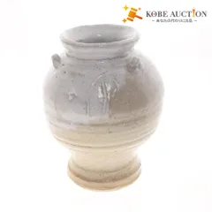 ■ 十代 三輪休雪 花瓶 萩焼 人間国宝 花生 花器 日本美術 骨董品 時代物 美術品 古美術品 木箱付きのサムネイル