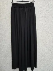 ポリ とろみ素材 シャーリングスカート 55 66