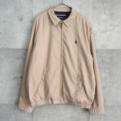 ポロラルフローレン スモールポニー ドリズラージャケット ハリントンジャケット ブルゾン ベージュ メンズ