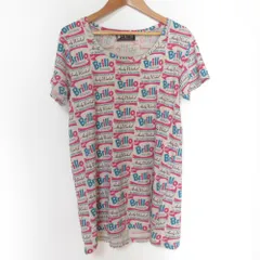 andy warhol by HYSTERIC GLAMOUR アンディウォーホルバイヒステリックグラマー Brillo 半袖 Tシャツ F マルチカラー レディース 古着 中古 USED