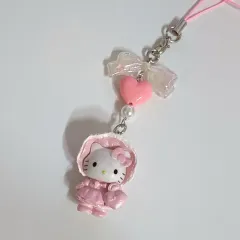 ハローキティ ストラップ ビーズキーホルダー サンリオ コレクションファイル 硬貨ケース、トレカスリーブ ダイアリー キーホルダー