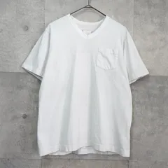 サカイ Vネック ドッキング Tシャツ ブラック