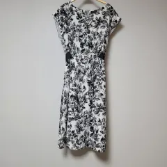 高級感 パターン ウエスト紐 ワンピース