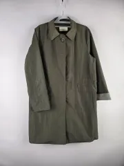 허브 M レディース ウーブン 袖 CHECK Single トレンチコート