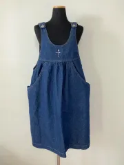 インディゴブルーデニム ワンピース