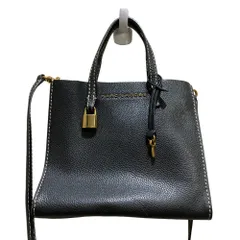 新品同様 MARC JACOBS マークジェイコブス MINI GRIND 2way ハンドバッグ ショルダーバッグ ブラック レディース 古着 中古 USED