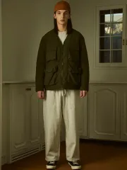 モノフロー キルティング マルチ ポケット マウンテンパーカー ダウンジャケット ブルゾン