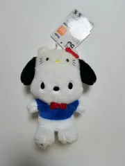 ハローキティ 50 記念日 ポチャッコ マスコット キーホルダー