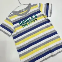 120 日本 ミキハウス 男児 ストライプ 半袖