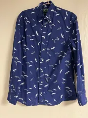 ジットマン ヴィンテージ カモメ ロゴ 長袖 シャツ M