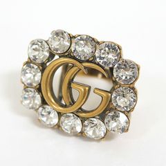 GUCCI パール ブローチ GG 箱＋保管袋＋リボン付き - メルカリ