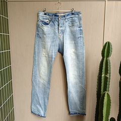 blue blue デニム ハリウッドランチマーケット PP9 ダメージ多数 