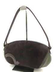 Salvatore Ferragamo　フェラガモ　ハンドバッグ　ガンチーニ　スエード×レザー　1339