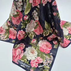 【新品】YVES SAINT LAURENT レディースハンカチ やや大判サイズ ミニスカーフ おひざ掛け