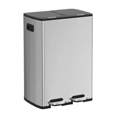 新品 TZAVE ゴミ箱 ふた付き 分別 2×30L（ゴミ袋2ロール付き）自立式 