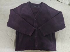 NEEDLES x UNIQLO カーディガン パープル L
