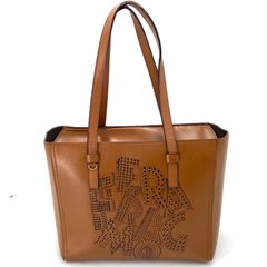 美品 フェラガモ ショルダーバッグ 巾着 バケツ ボンサック レディース 