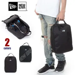 ニューエラ シューズケース メンズ レディース キッズ NEW ERA シューケース バッグ シューズバッグ シューバッグ カバン 靴入れ 靴入れ袋 シューズ おしゃれ スポーツ ブランド 17L NEWERA ShoeCase USA 黒 14521322