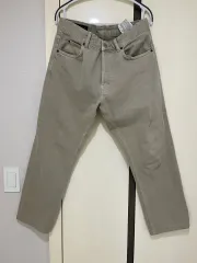 ザラ ストレート ベージュ デニムパンツ