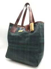 POLO RALPH LAUREN　ラルフローレン　トートバッグ　ミニブラシ付き　PVC　チェック柄　1249