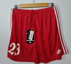 新品 L (100) adidas レッド 機能性 ハーフパンツ