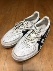 オニツカタイガー GSM SD スニーカー 白 青 赤 240