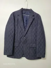 メンズ ZIOZIA（ジオジア） 春・秋 季節の変わり目 キルティングジャケット (95-スリム100)