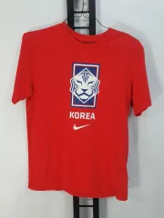 Nike(ナイキ） コリア 半袖Tシャツ 国代表 エバーグリーン クレスト レッド m