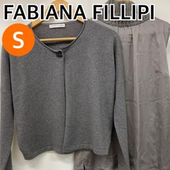 極美品 ファビアナフィリッピ カシミヤシルク 大判ストール ポンチョ