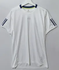 実寸 L ） adidas(アディダス) 白 機能性 半袖Tシャツ