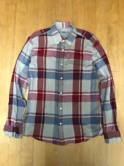 シリーズ S/S 生地 チェック ボタンダウン シャツ シャツ 105