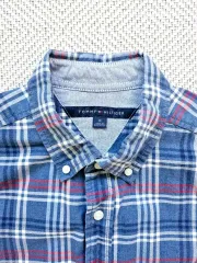 Tommy Hilfiger(トミーヒルフィガー) オックスフォード ボタンダウン シャツ チェック柄 M